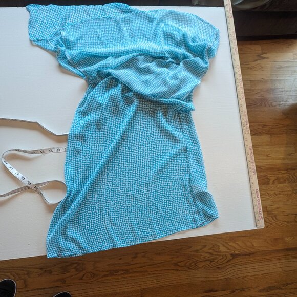 Fever, Size Small, Sky Blue and White Tunic - Picture 10 of 12